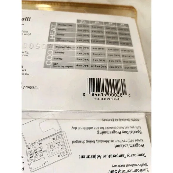 RiteTemp 8050c Universal 7-Day Programmable Thermostat - Picture 3 of 3